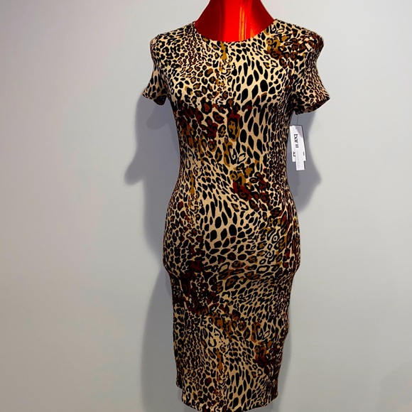 Bar III Dresses & Skirts - Cheetah Print Dress